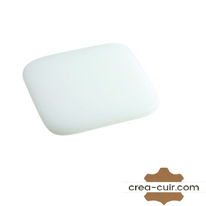 Plaque de frappe Créa-Cuir de 15 × 15 cm pour la pose d’accessoires et le travail du cuir