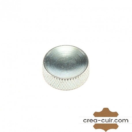 Support concave Créa-Cuir de 19 mm de diamètre pour la pose de rivets et boutons à pression sur cuir.