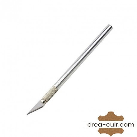 Cutter scalpel corps aluminium