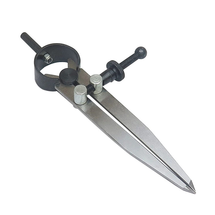 Compas pointe sèche pour cuir