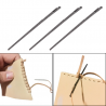 Image d'utilisation du passe lacet cuir plat