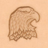 Matoir 3D cuir tête d'aigle