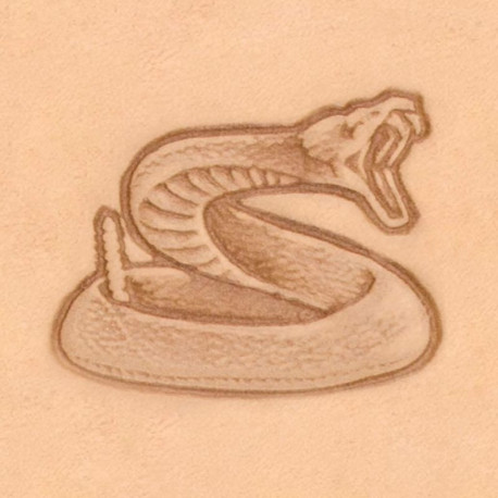 Matoir cuir 3D serpent