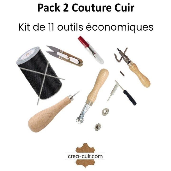 outillage couture du cuir pour débuter