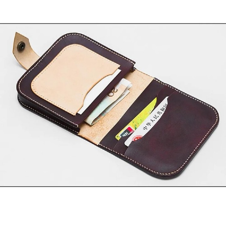 Patron porte carte cuir