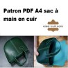 Patron sac à main cuir