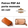 Patron PDF porte monnaie