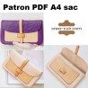 Patron PDF sacoche cuir
