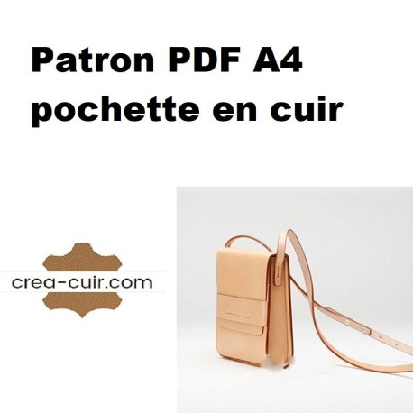 Patron pochette cuir