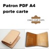 Patron PDF Porte carte
