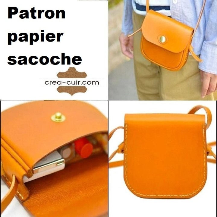 Patron papier sacoche