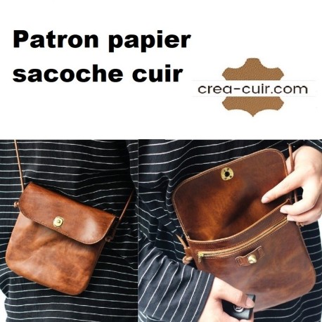Patron papier sacoche bandoulière