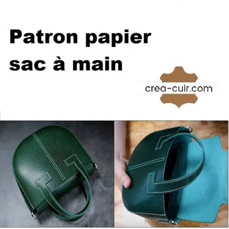 Patron papier sac à main