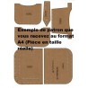 Patron PDF A4 porte monnaie