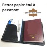 Patron étui passeport