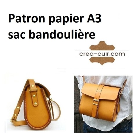 Patron sac bandoulière cuir