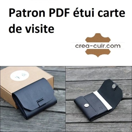 Patron porte carte de visite