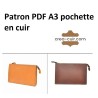 Patron pochette cuir