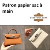 Patron sac à main en cuir