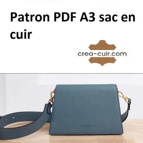 Patron sac cuir femme