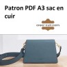 Patron sac cuir femme