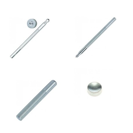 Lot de 3 outils de pose (Rivet, oeillet et bouton pression)