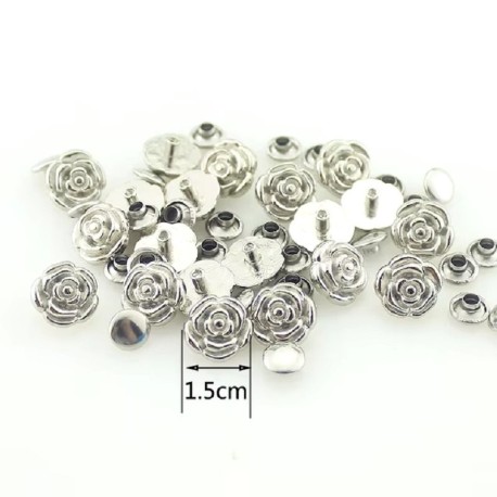 Concho rose Argent