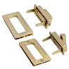 Fermoir rectangle