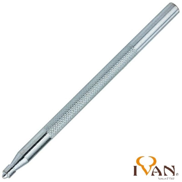 Pose bouton à pression Créa-Cuir, outil à frapper de 110 mm pour fixer les boutons pression de 11 mm sur cuir.