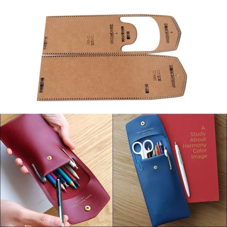 Patron étui à stylo en cuir