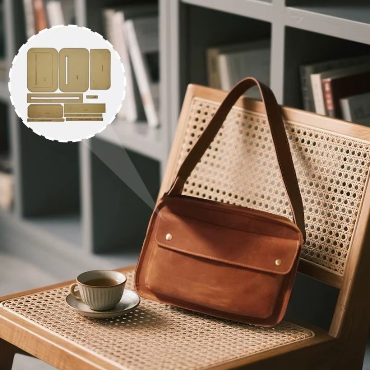 Patron saccoche cuir