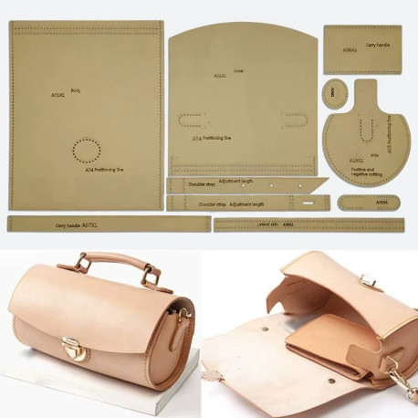 Patron saccoche cuir