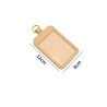 Patron porte badge cuir