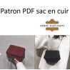 Patron sac à main en cuir