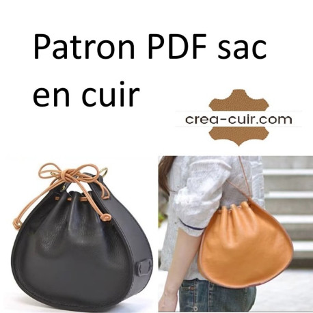 Patron PDF sac en cuir