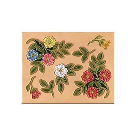 Calque transfert fleur