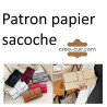 Patron sacoche cuir