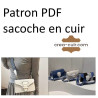 Patron sac à main cuir carton kraft