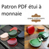 Patron étui monnaie en cuir