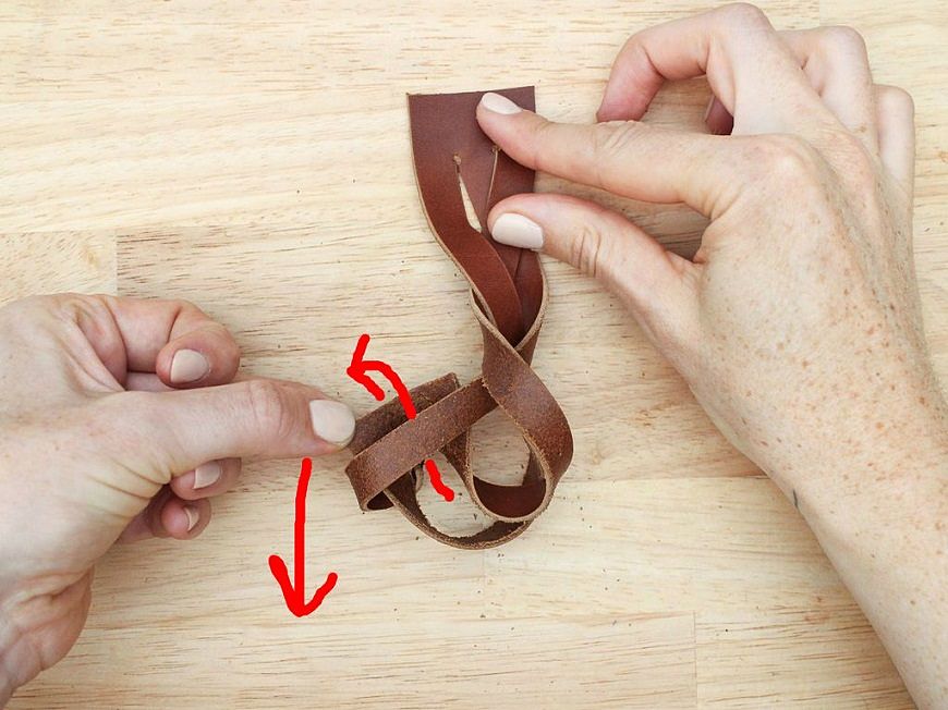 Tressage du cuir