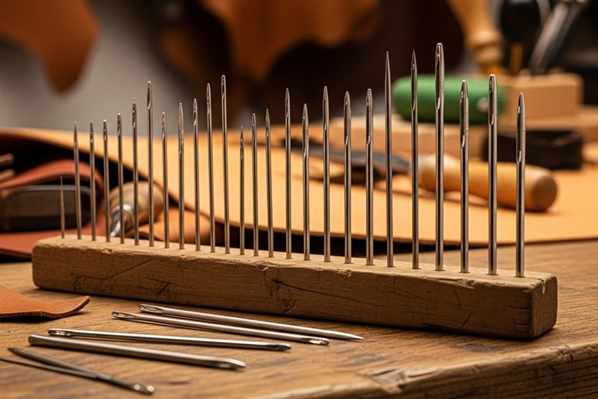 Quelles aiguilles pour la couture du cuir en points selliers?