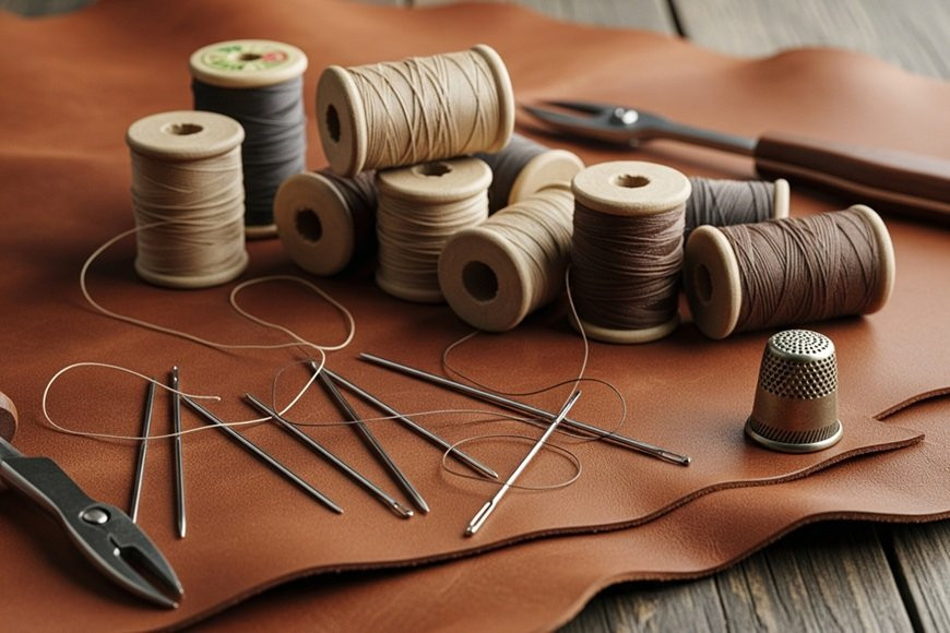 Comment choisir le bon fil et aiguilles pour la couture de cuir artisanale