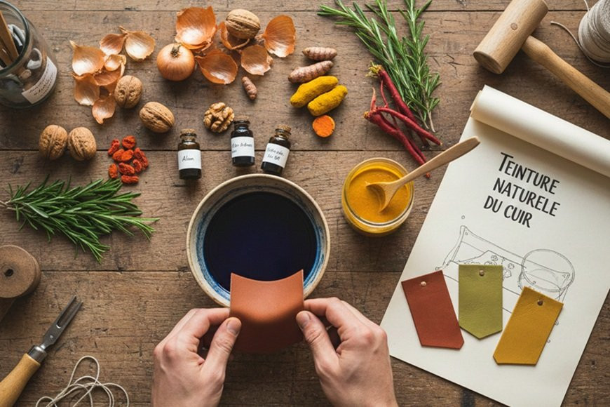 Teinture naturelle du cuir : Les pigments végétaux pour réaliser votre teinture cuir